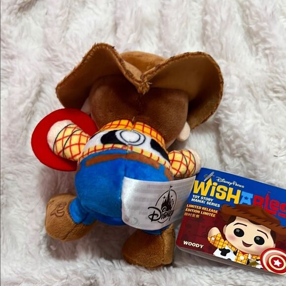 Disney Wishables Woody Plush Toy - Brown and Blue - Picture 2 of 5